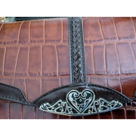 Marc Chantal MC Vintage Brown And Black Purse shoulder - Picture 6 of 16